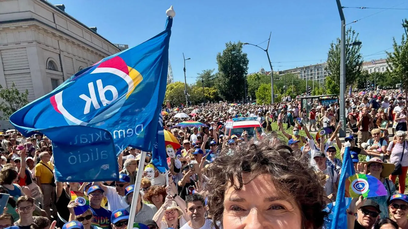 Karácsony Gergely és az ellenzéki politikusok a Budapest Pride-on Brüsszel elvárásait teljesítik
