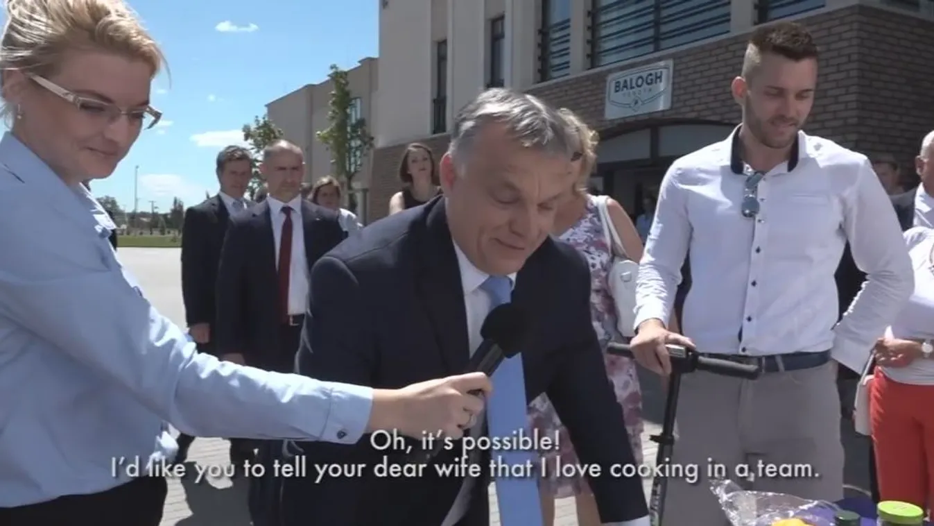 Orbán avatta fel a Mészároshoz köthető üzemet