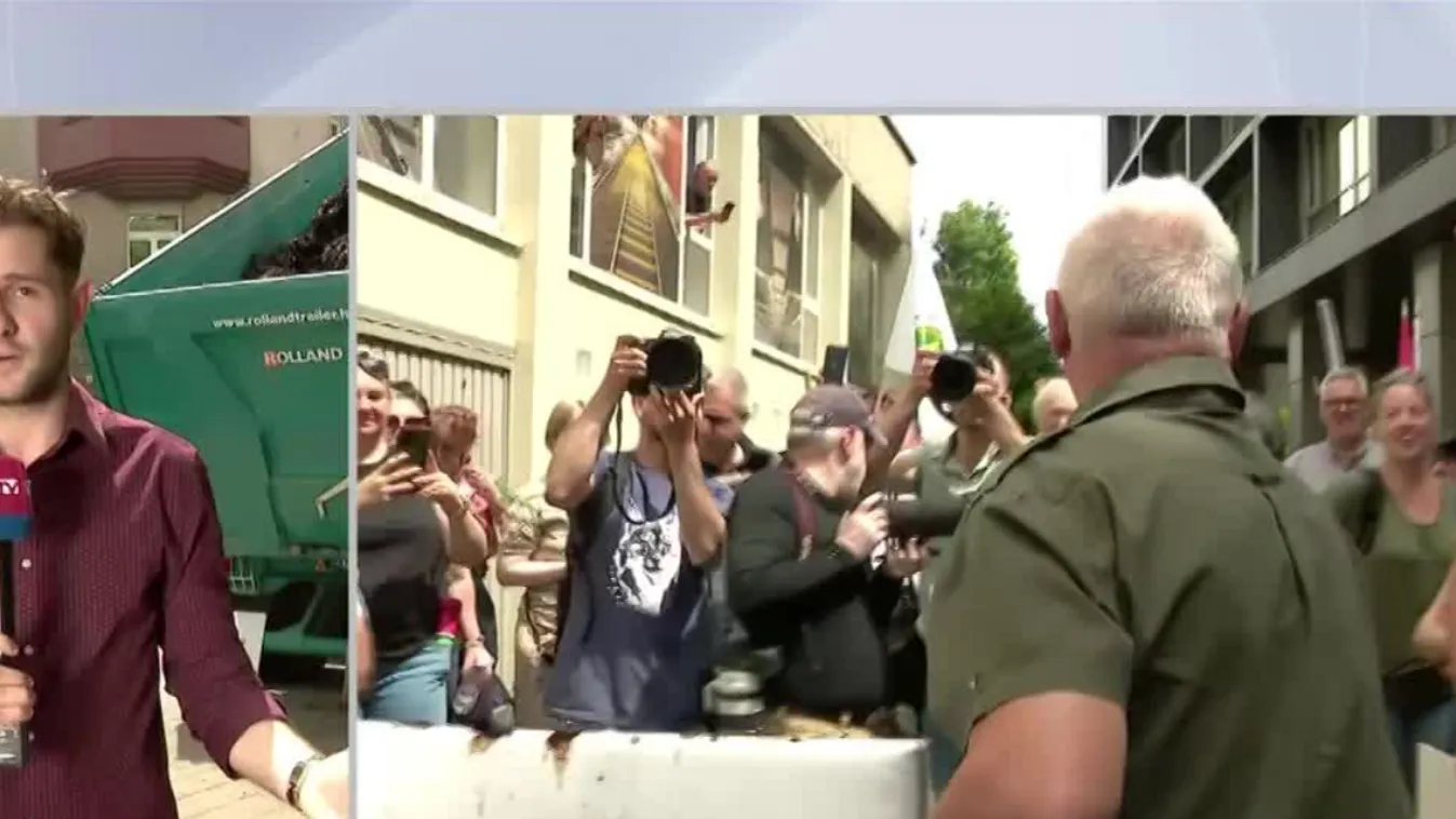 Brüsszel agrárpolitikai terve ellen tüntetnek a gazdák + videó