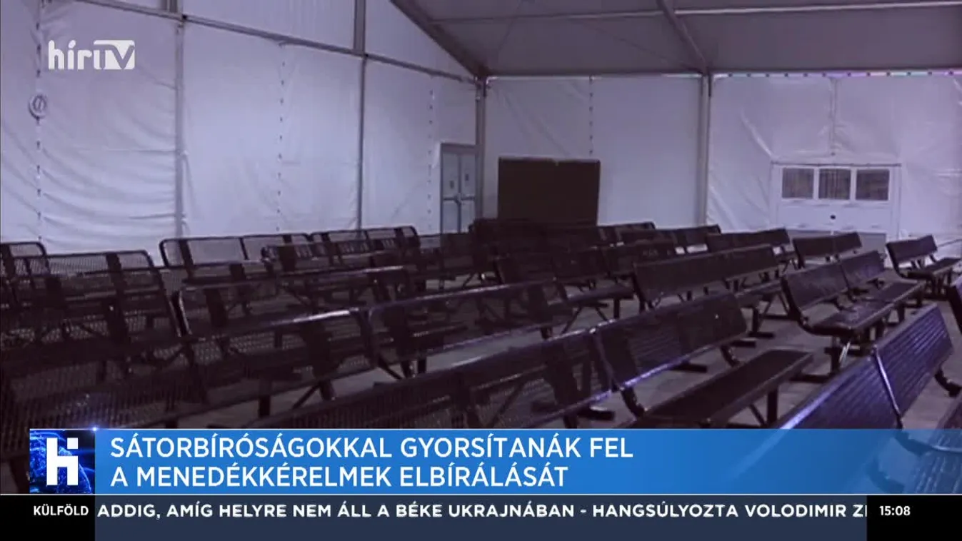 Sátorbíróságokkal gyorsítanák fel a menedékkérelmek elbírálását