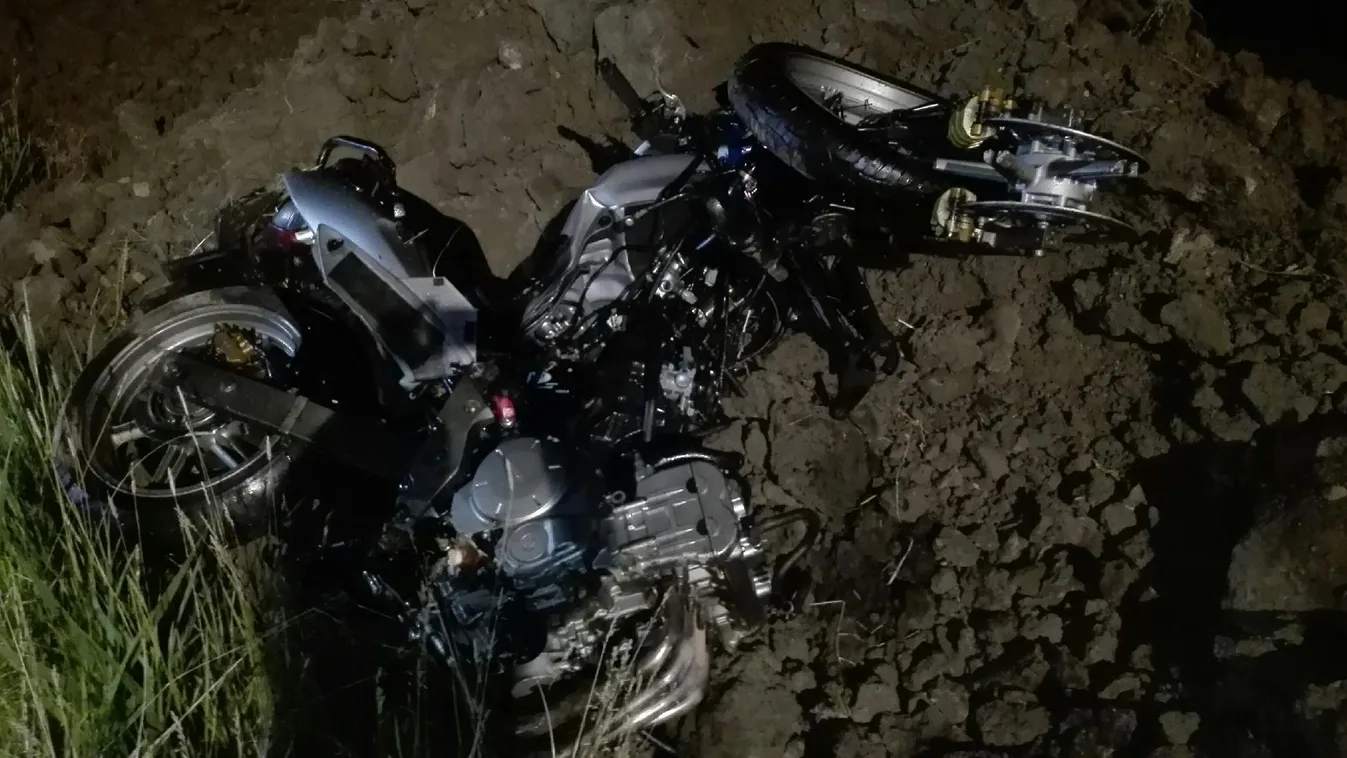 Árokba csapódott a motoros, nem élte túl