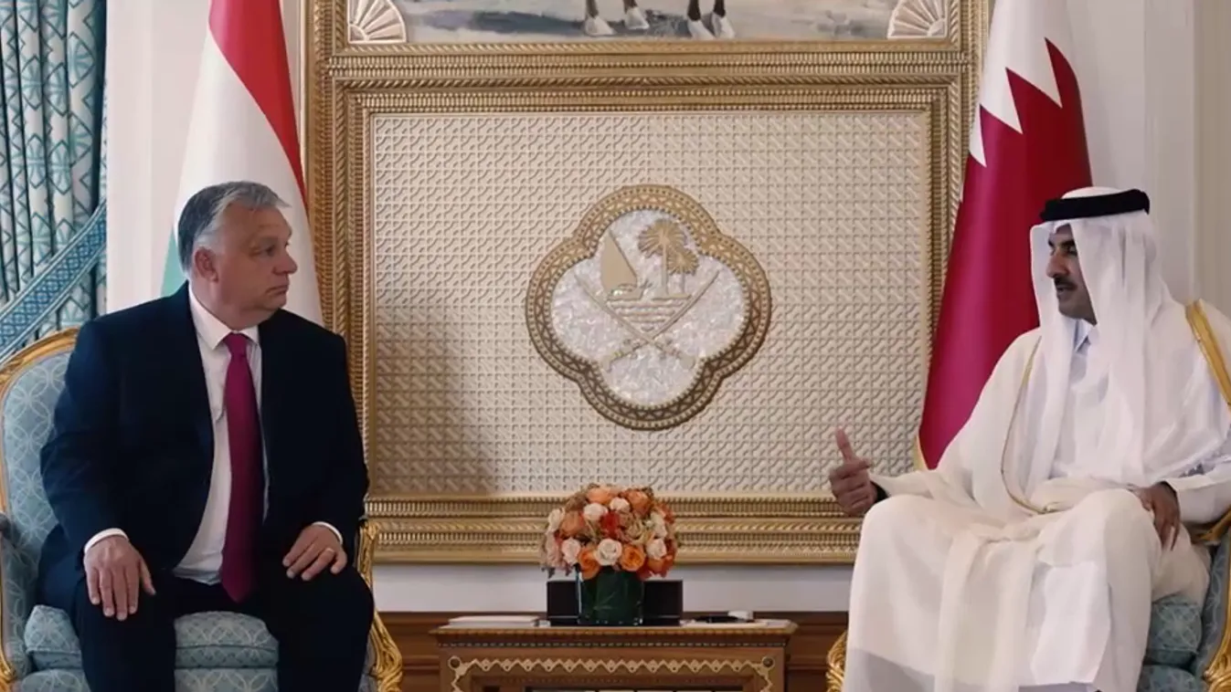 Orbán Viktor Katarban tárgyal