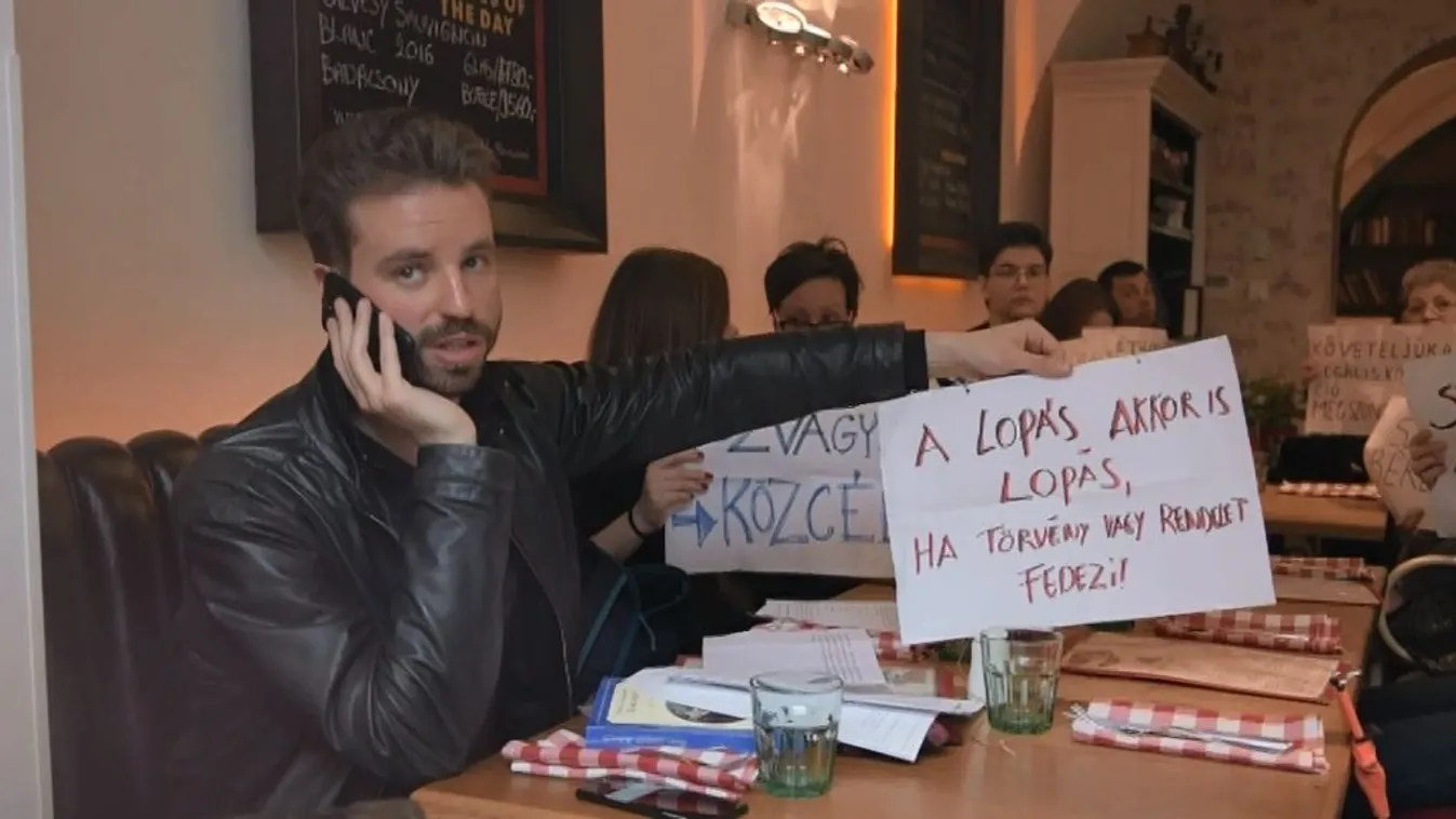 Késő estig sztrájkoltak Gulyás Mártonék