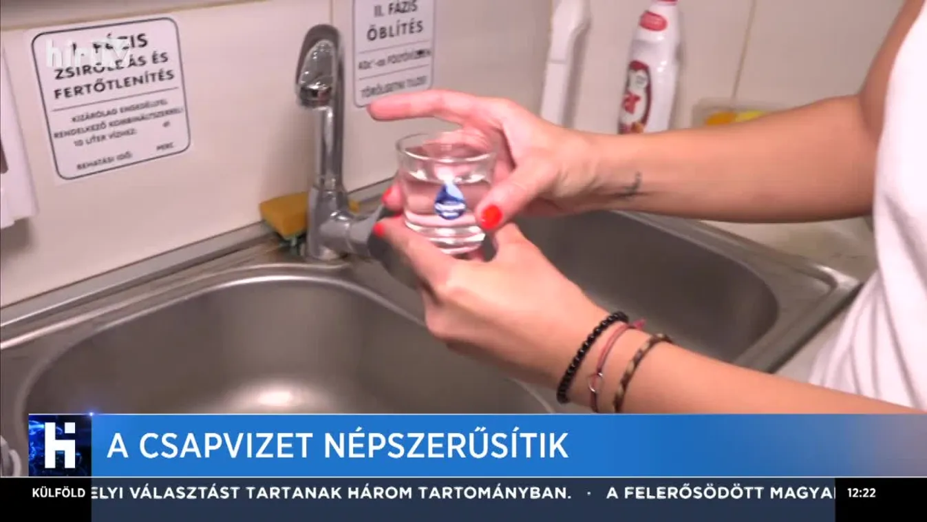 A csapvizet népszerűsítik
