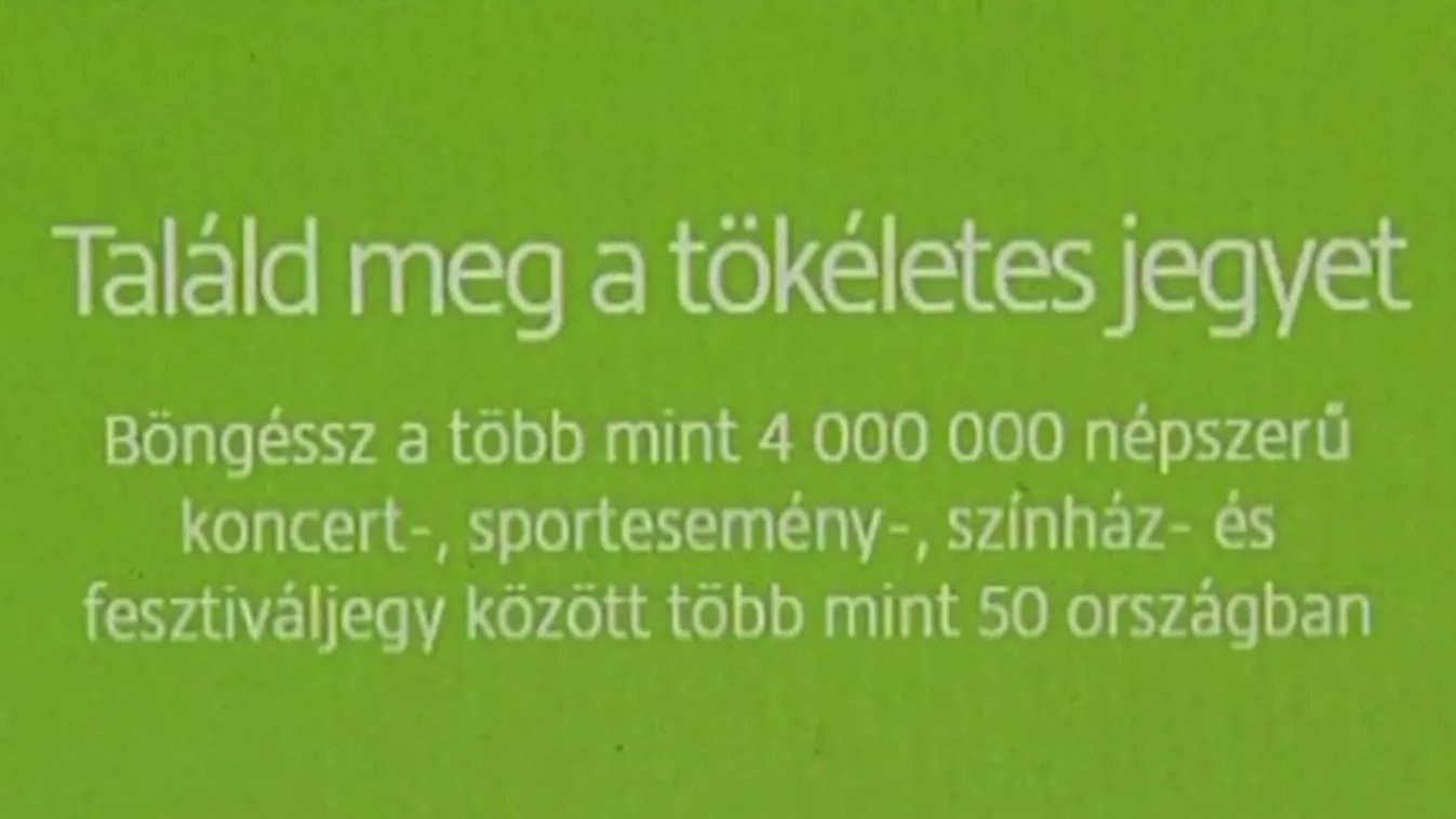 Csak a Viagogotól ne!