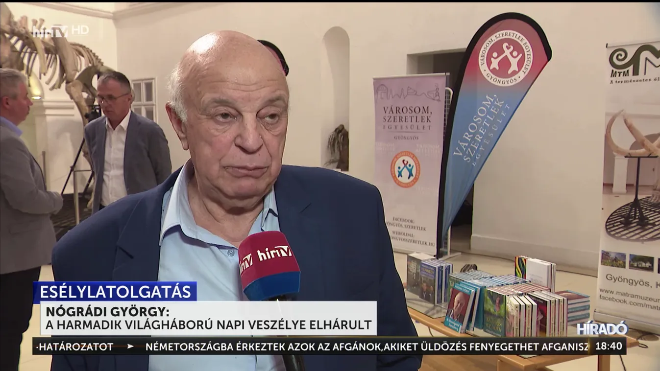 Nógrádi György: A harmadik világháború napi veszélye elhárult + videó