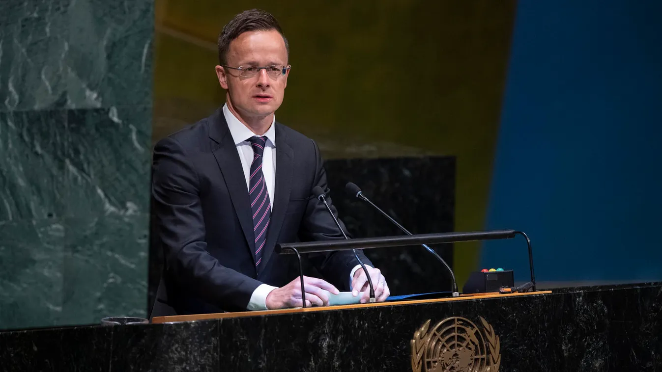 A migránskártyák ellen emelt szót Szijjártó Péter az ENSZ-ben