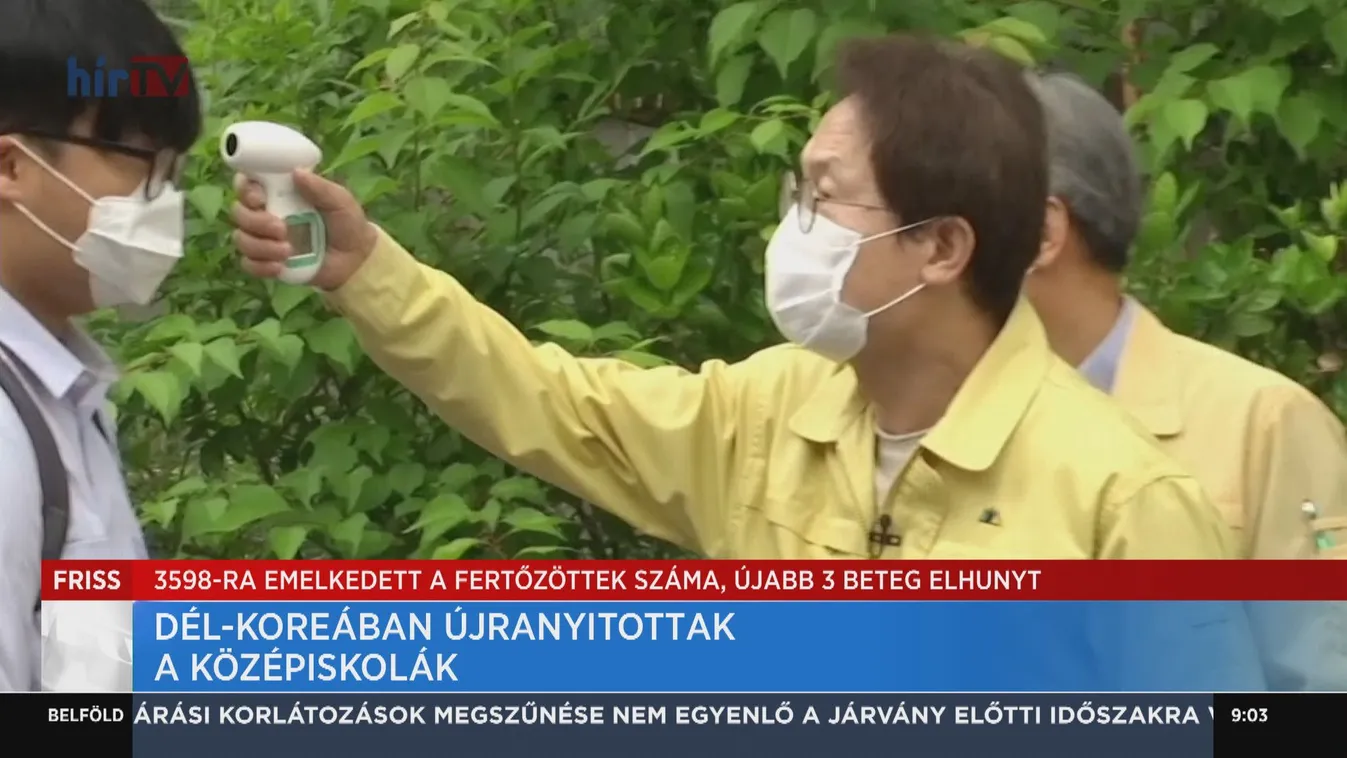 Dél-Koreában újranyitottak a középiskolák