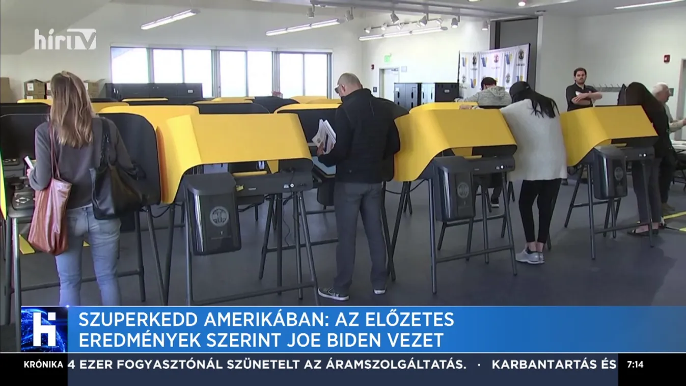 Szuperkedd Amerikában: Az előzetes eredmények szerint Joe Biden vezet