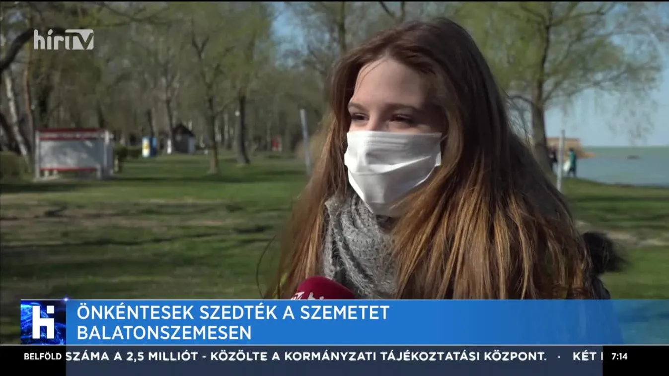 Önkéntesek szedték a szemetet Balatonszemesen