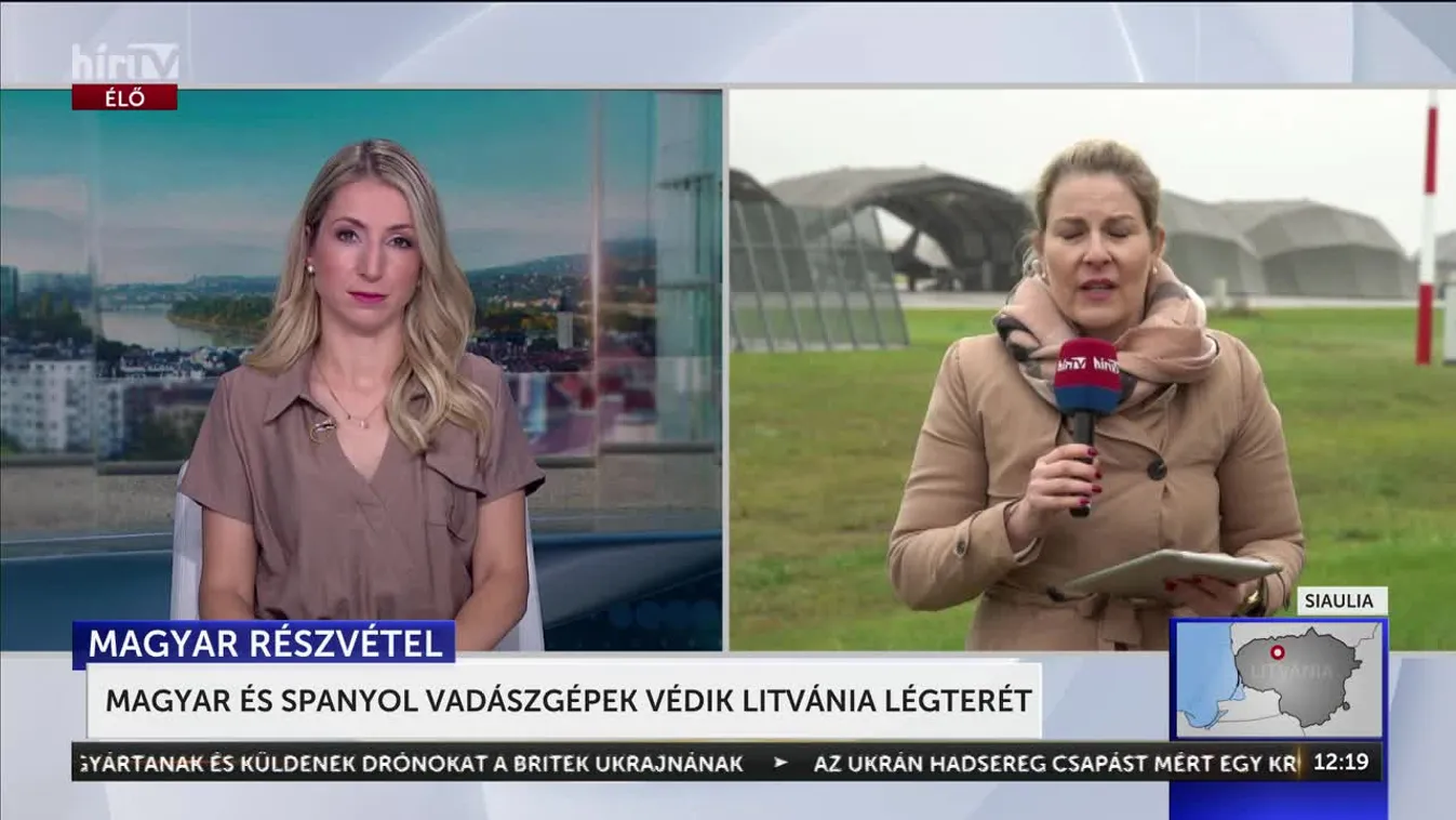 MAGYAR ÉS SPANYOL VADÁSZGÉPEK VÉDIK LITVÁNIA LÉGTERÉT
