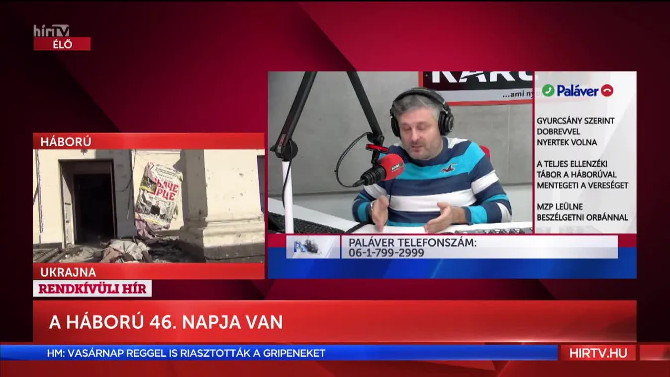 Paláver: A teljes ellenzéki tábor a háborúval mentegeti a vereséget