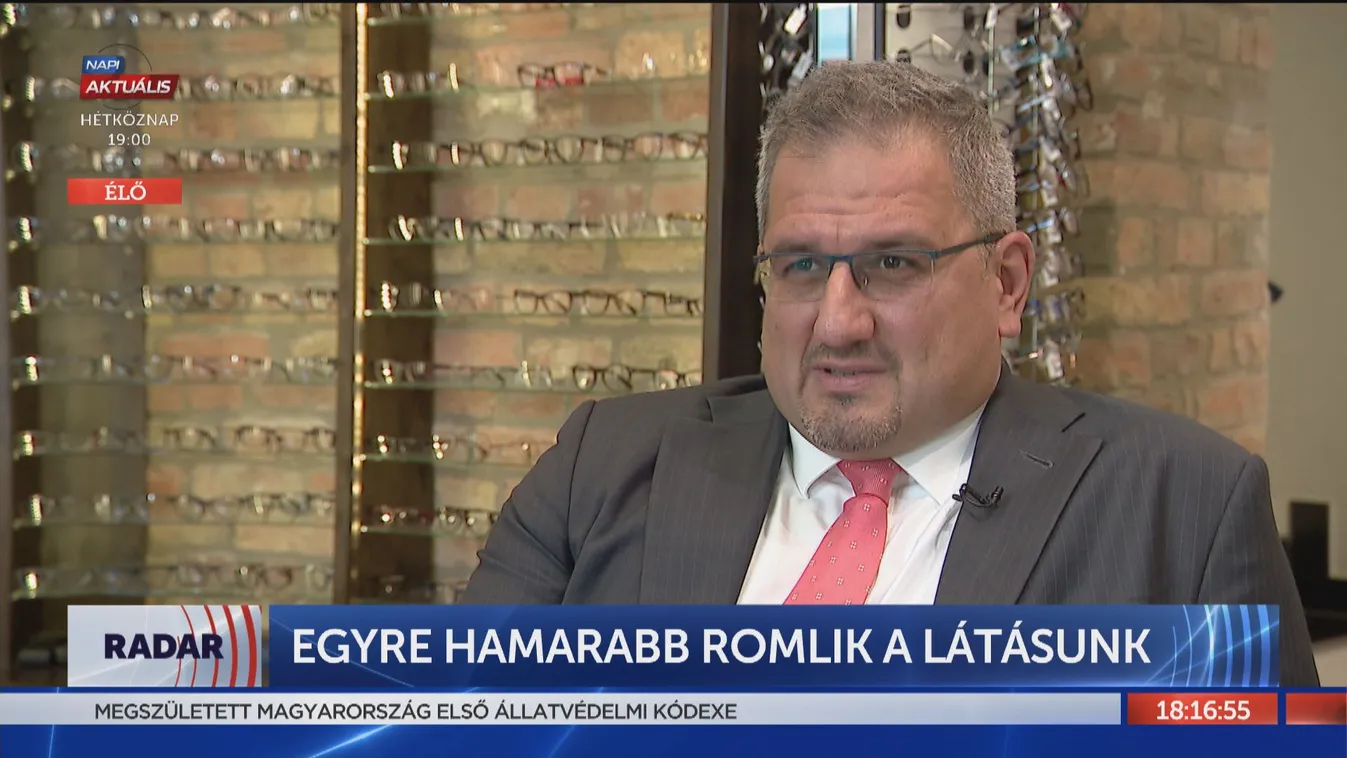 Egyre hamarabb romlik a látásunk