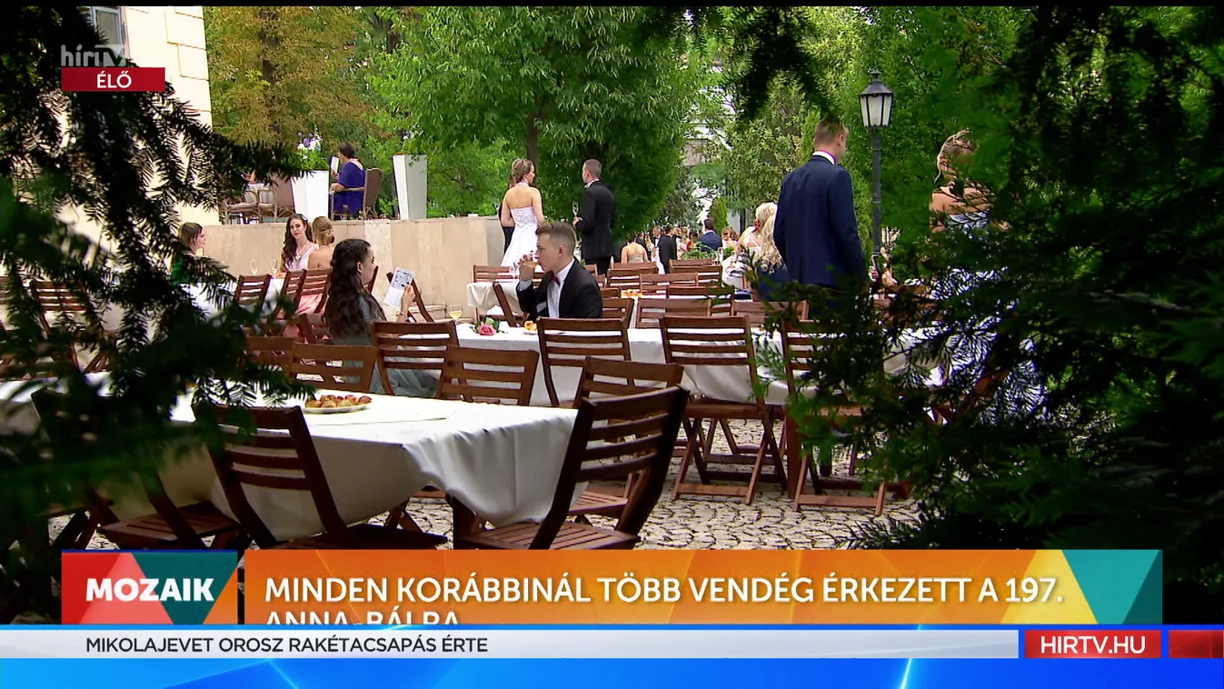 Mozaik: Minden korábbinál több vendég érkezett a 197. Anna-bálra
