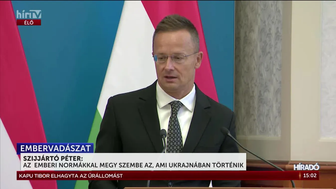 Szijjártó Péter: Brüsszel foglaljon állást az Ukrajnában zajló erőszakos és brutális kényszersorozások ügyében + videó