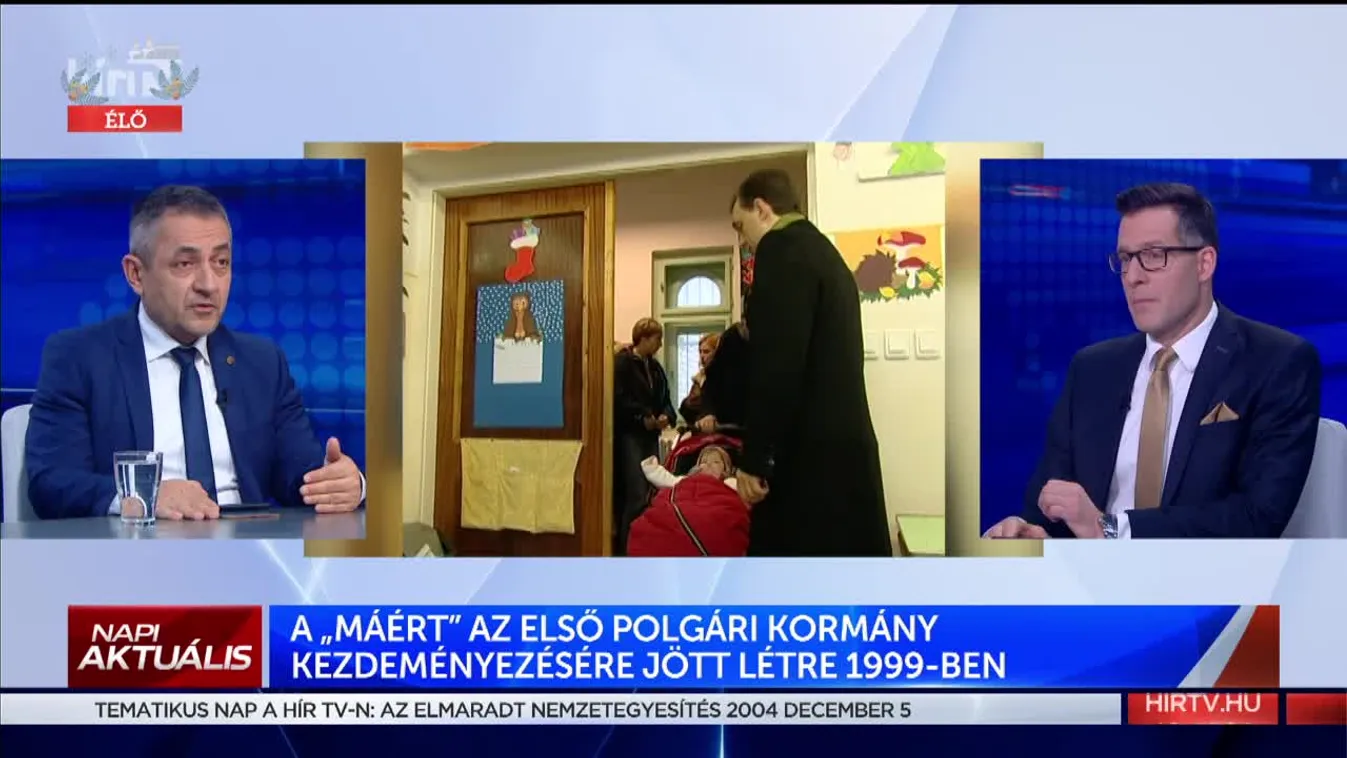 Potápi Árpád János: A "MÁÉRT" az első polgári kormány kezdeményezésére jött létre 1999-ben