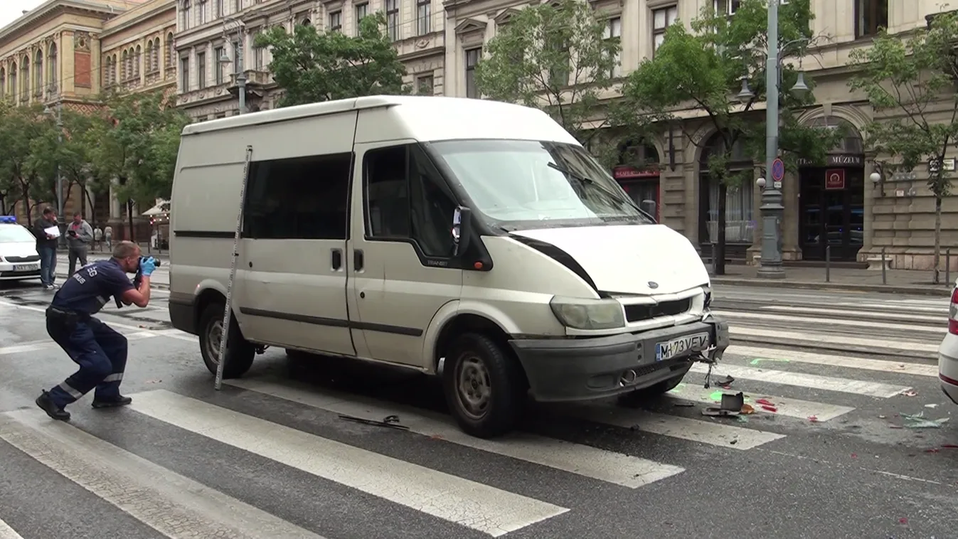 Két súlyos és hét könnyebb sérült a Budapesten illegális bevándorlókat szállító balesetben