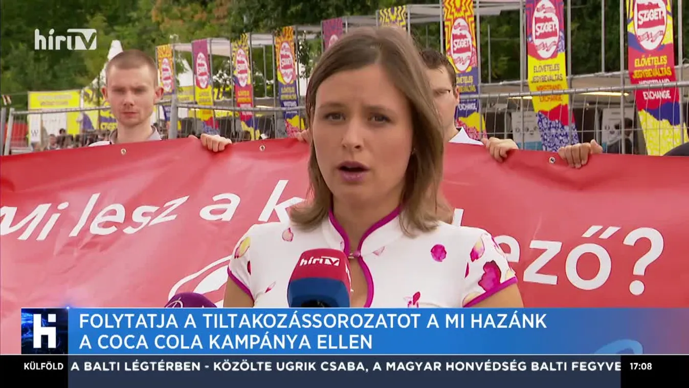 Folytatja a tiltakozássorozatot a Mi hazánk a Coca-Cola kampánya ellen