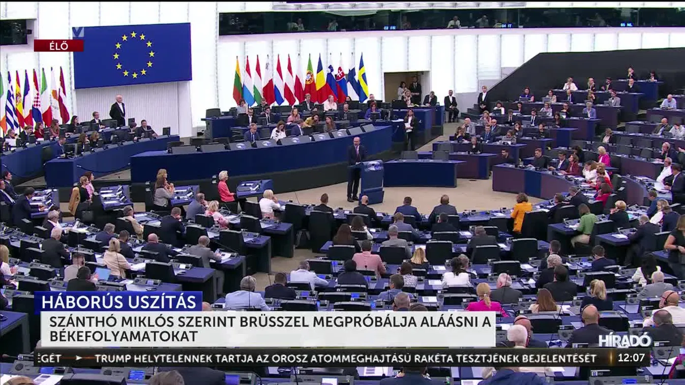 SZÁNTHÓ MIKLÓS SZERINT BRÜSSZEL MEGPRÓBÁLJA ALÁÁSNI A BÉKEFOLYAMATOKAT