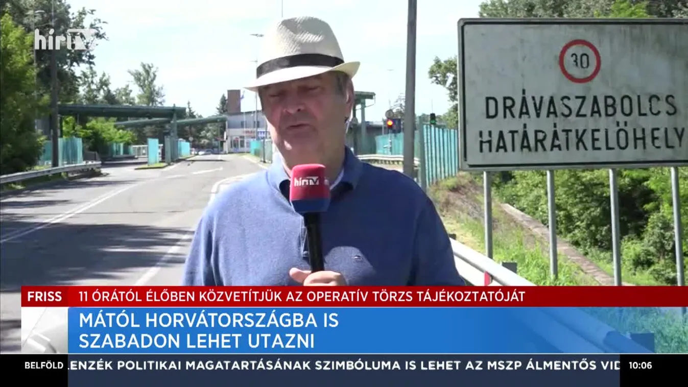 Mától Horvátországba is szabadon lehet utazni