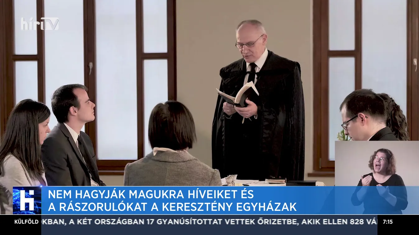 Nem hagyják magukra híveiket és a rászorulókat a keresztény egyházak