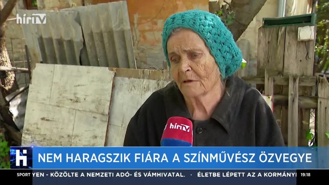 Nem haragszik a színművész özvegye