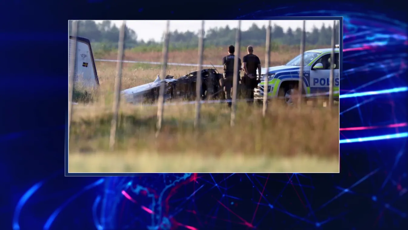 Lezuhant egy kisgép Svédországban