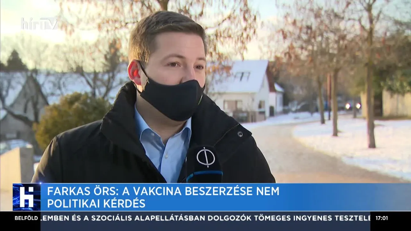 Farkas Örs: A vakcina beszerzése nem politikai kérdés