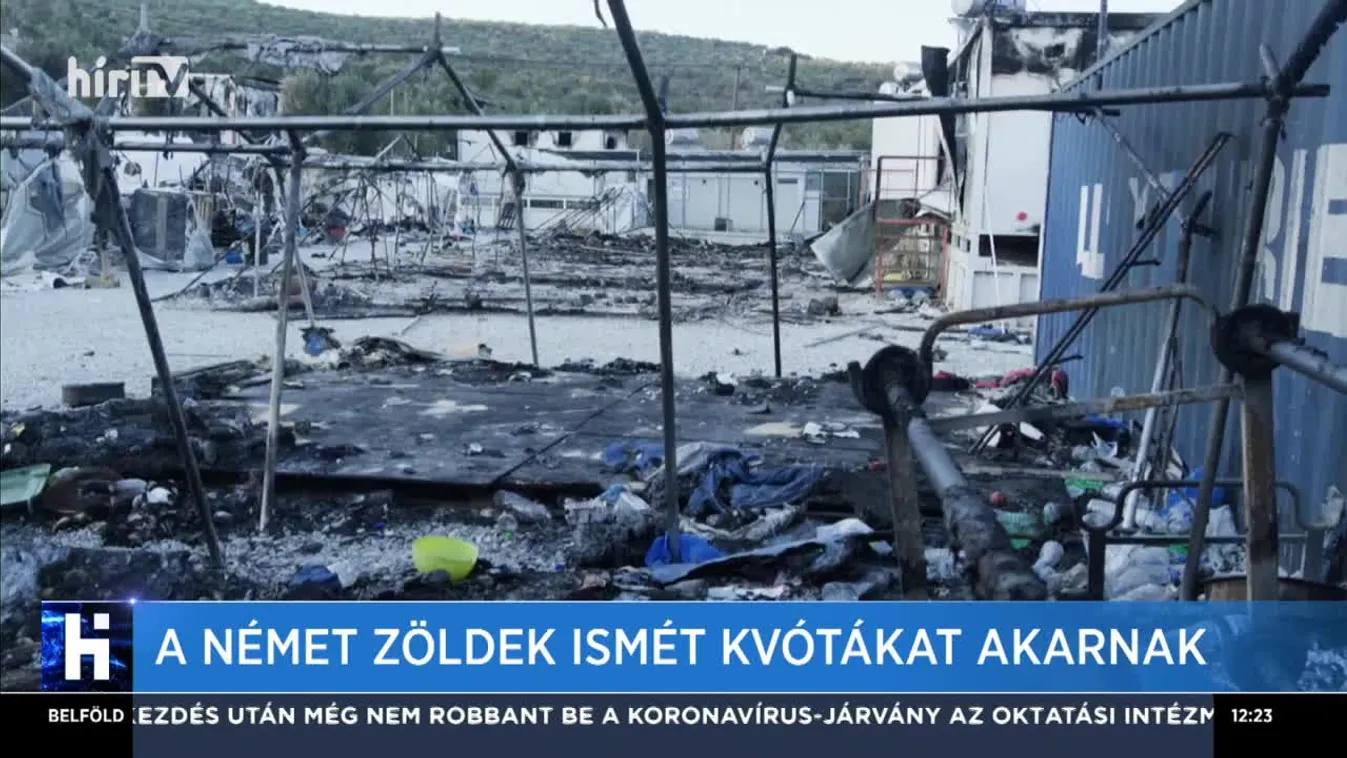 Folyamatosan költöztetik az új táborba a migránsokat