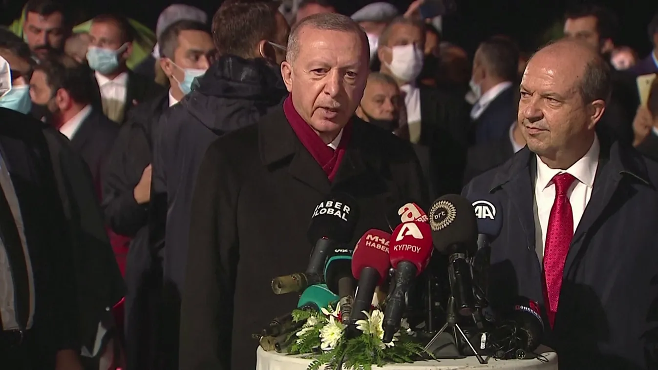 A kétállami megoldást támogatja a török elnök az évtizedek óta megosztott Cipruson