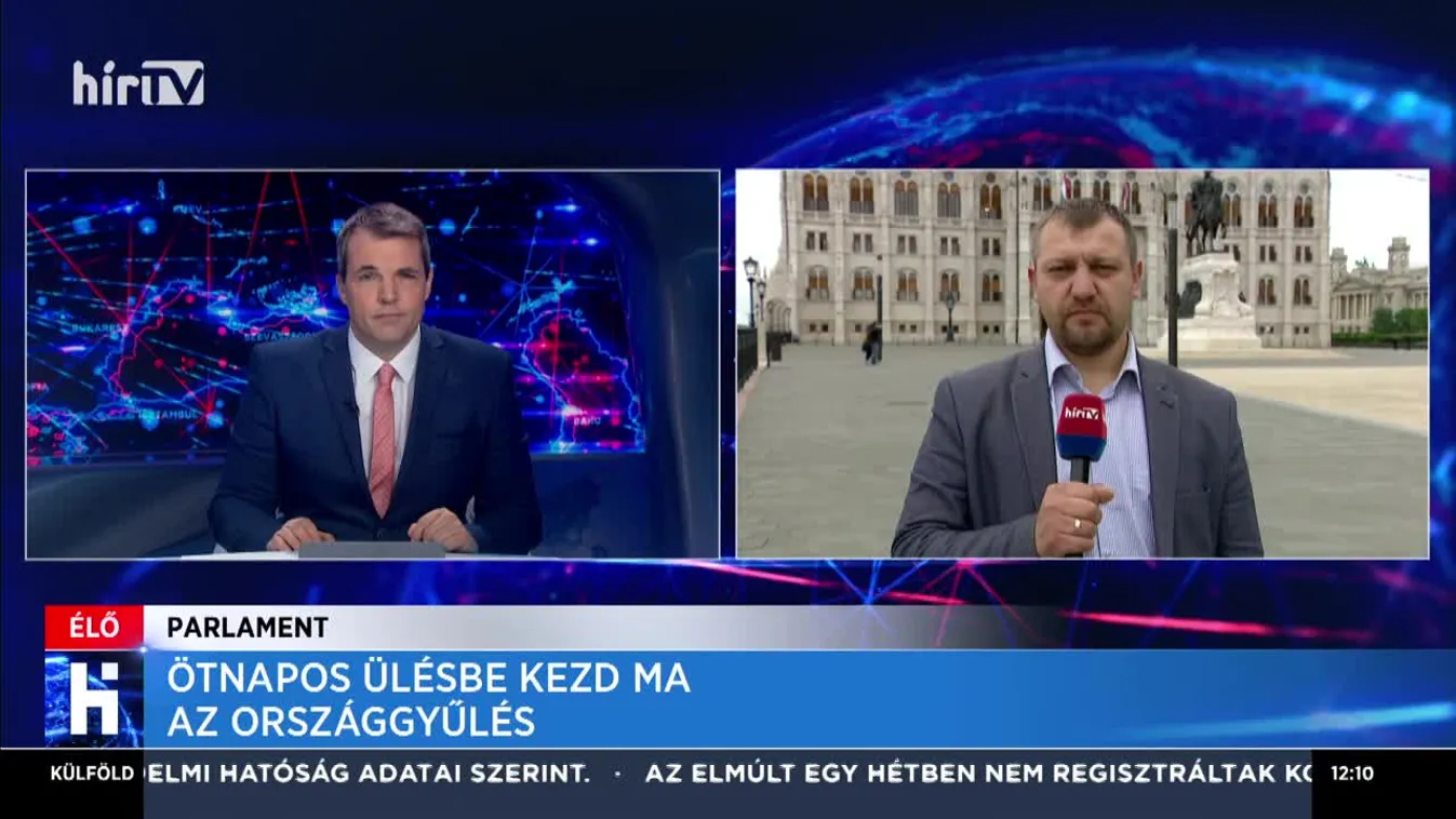 Ötnapos ülésbe kezd ma az Országgyűlés - ÉLŐBEN a HírTV-n!