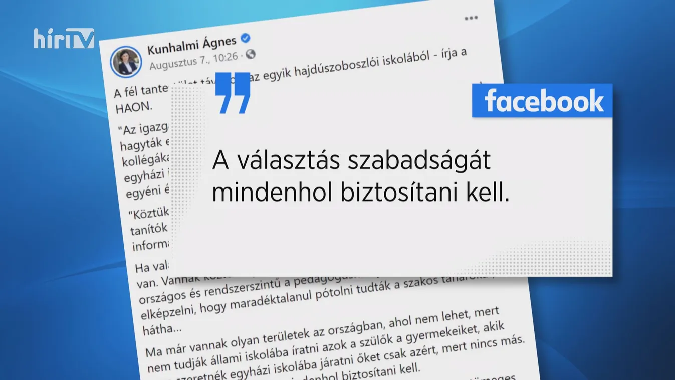 Az egyházi fenntartású iskolákat támadja a baloldal