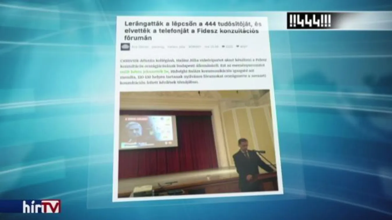 Kidobták a 444-et a fideszes fórumról
