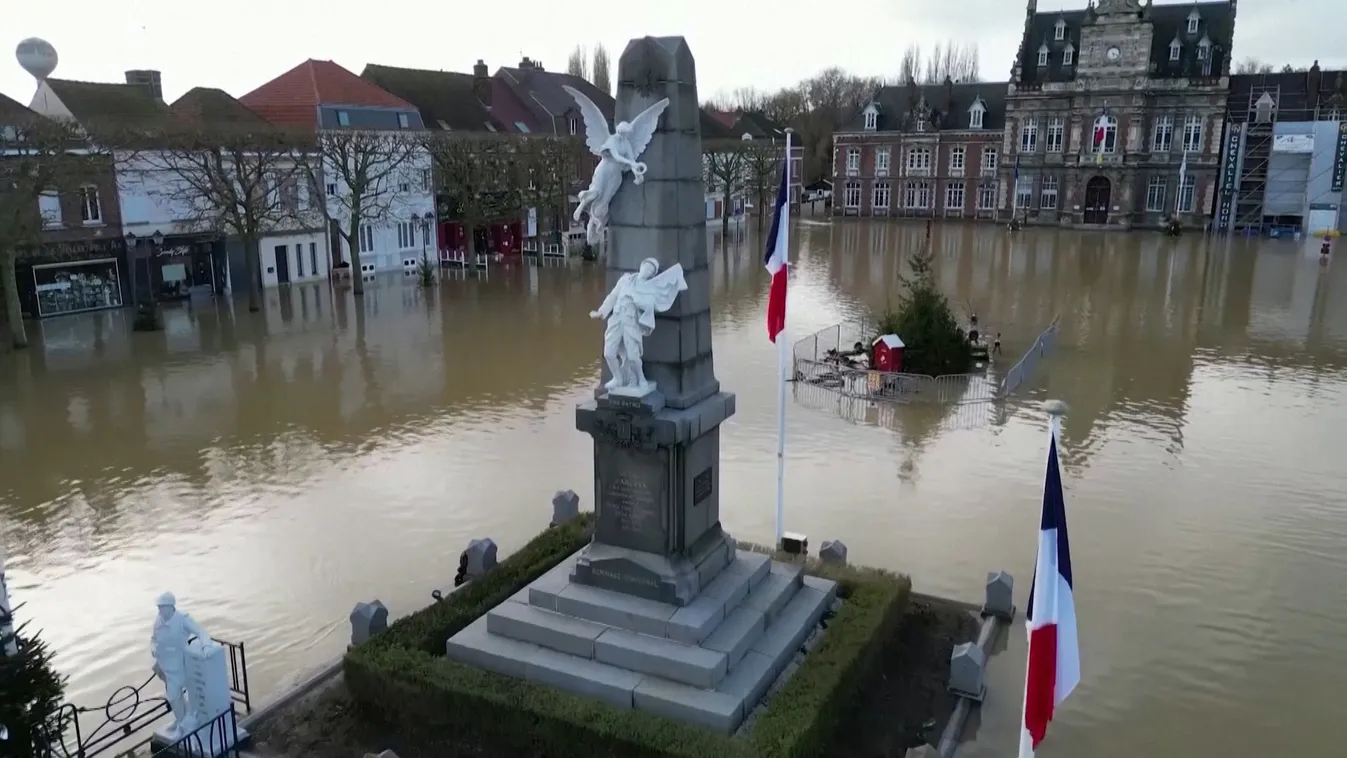 Európa északi részén a havazás, délebben áradás pusztít + videó