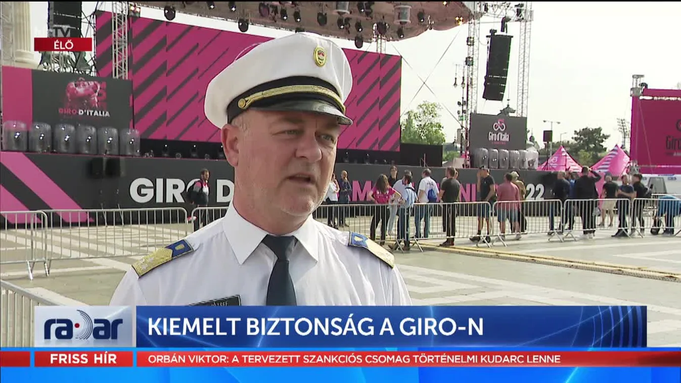Radar: Kiemelt biztonság a Giro-n