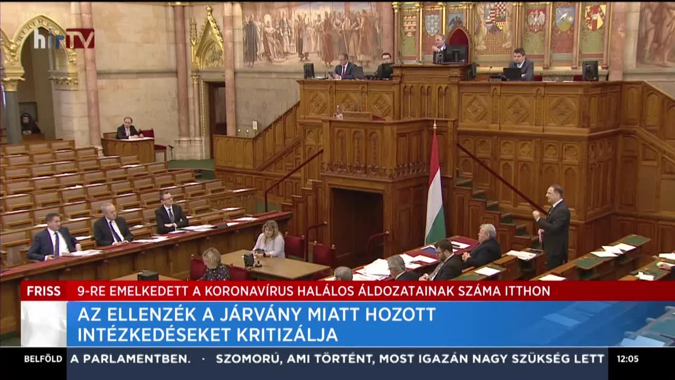 Az ellenzék a járvány miatt hozott intézkedéseket kritizálja