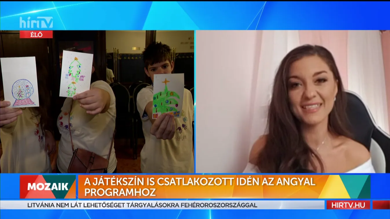 Mozaik - A játékszín is csatlakozott idén az Angyal programhoz