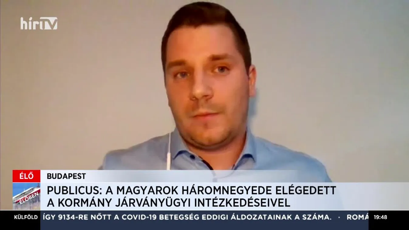 Tóth Erik: A magyarok háromnegyede elégedett a kormányzati lépésekkel