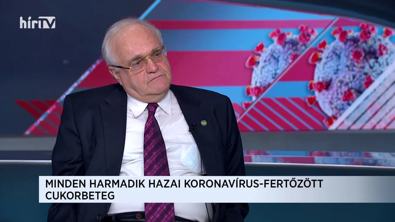 Dr. Kempler Péter: Minden harmadik hazai koronavírus-fertőzött cukorbeteg