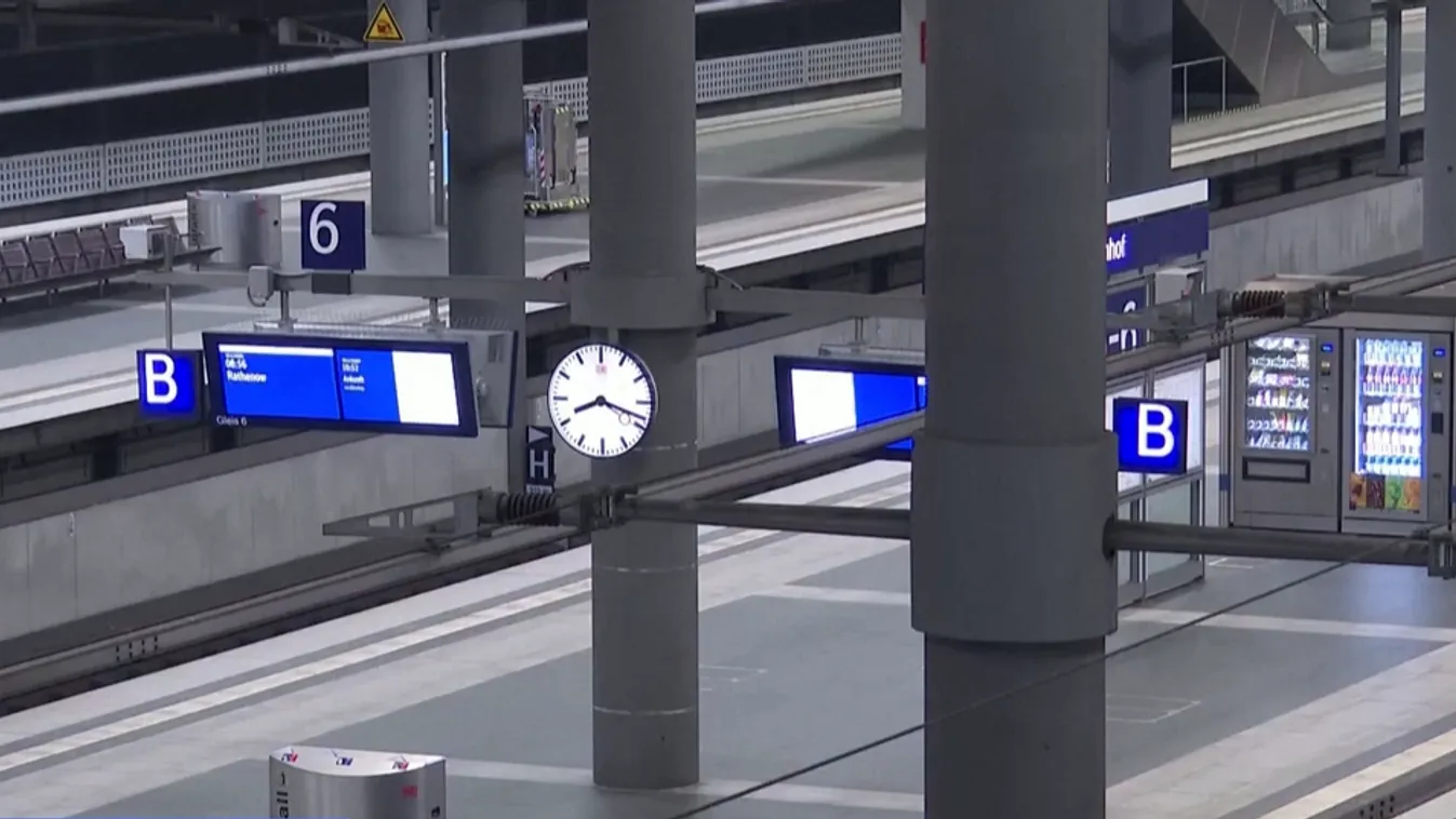 Megkezdődött a német vasutassztrájk, ürességtől konganak a pályaudvarok + videó