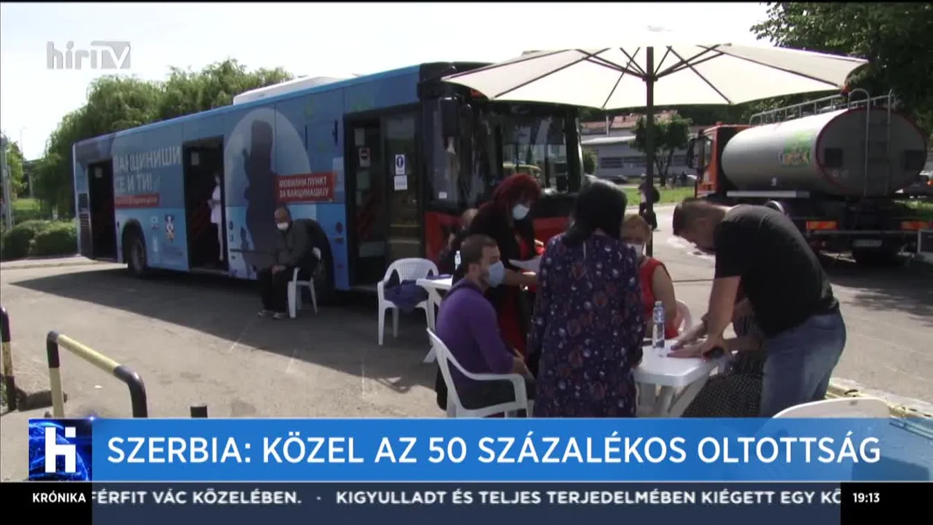 Szerbia közel az 50 százalékos oltottság