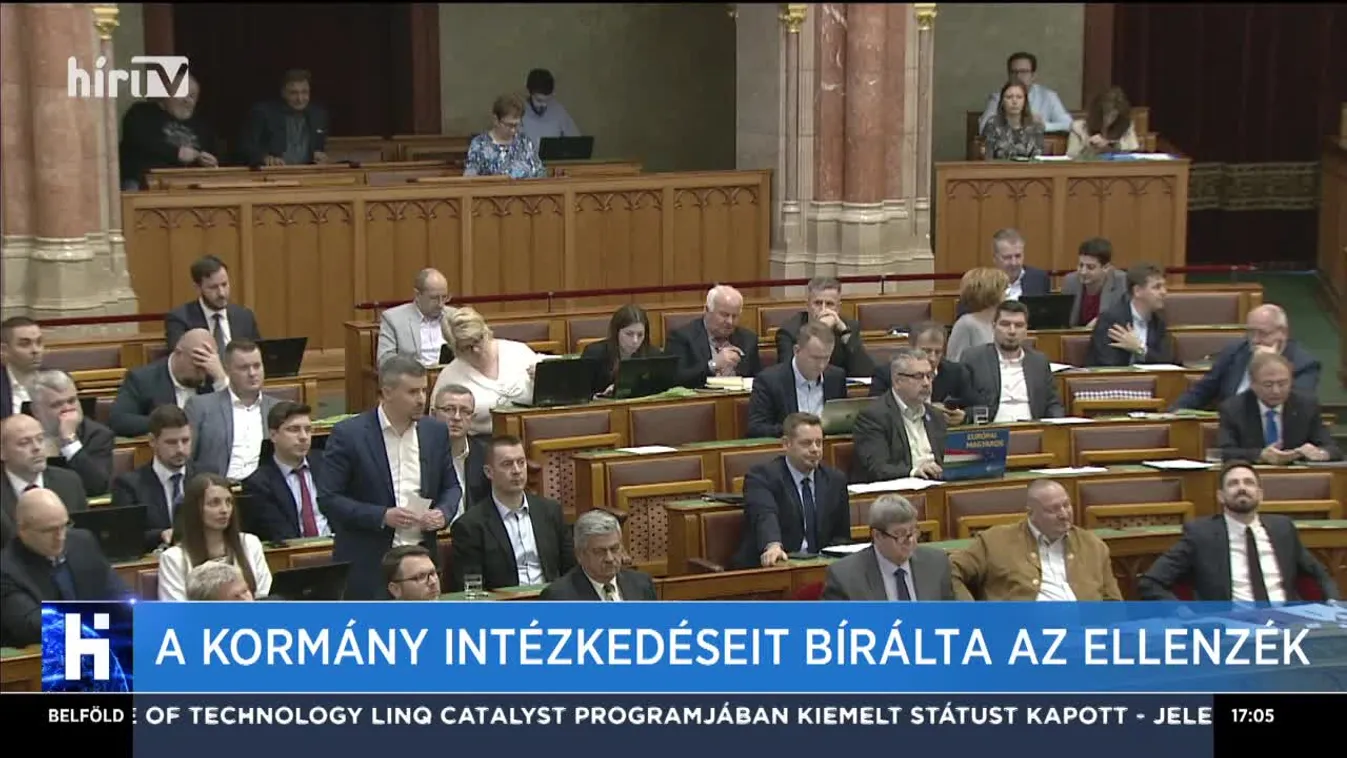 A kormány intézkedéseit bírálta az ellenzék