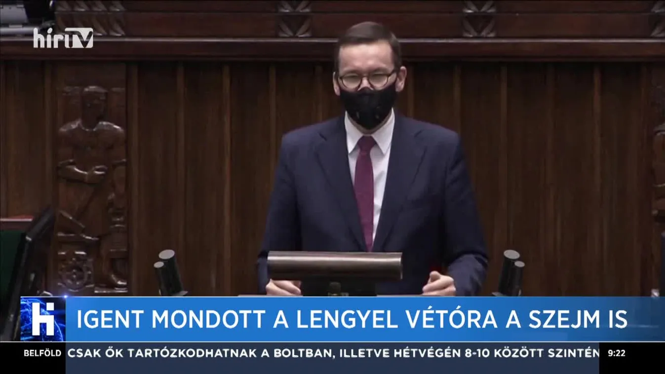 Igent mondott a lengyel vétóra a Szejm is