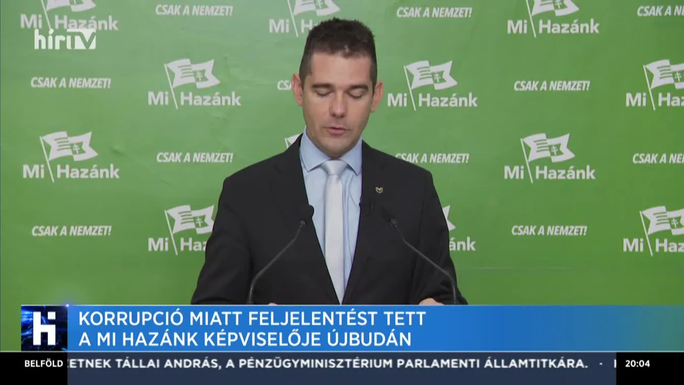 Korrupció miatt feljelentést tett a Mi Hazánk képviselője Újbudán