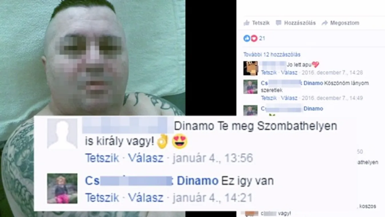 Az egyik berhidai rém is rendszeresen posztol a rácsok mögül