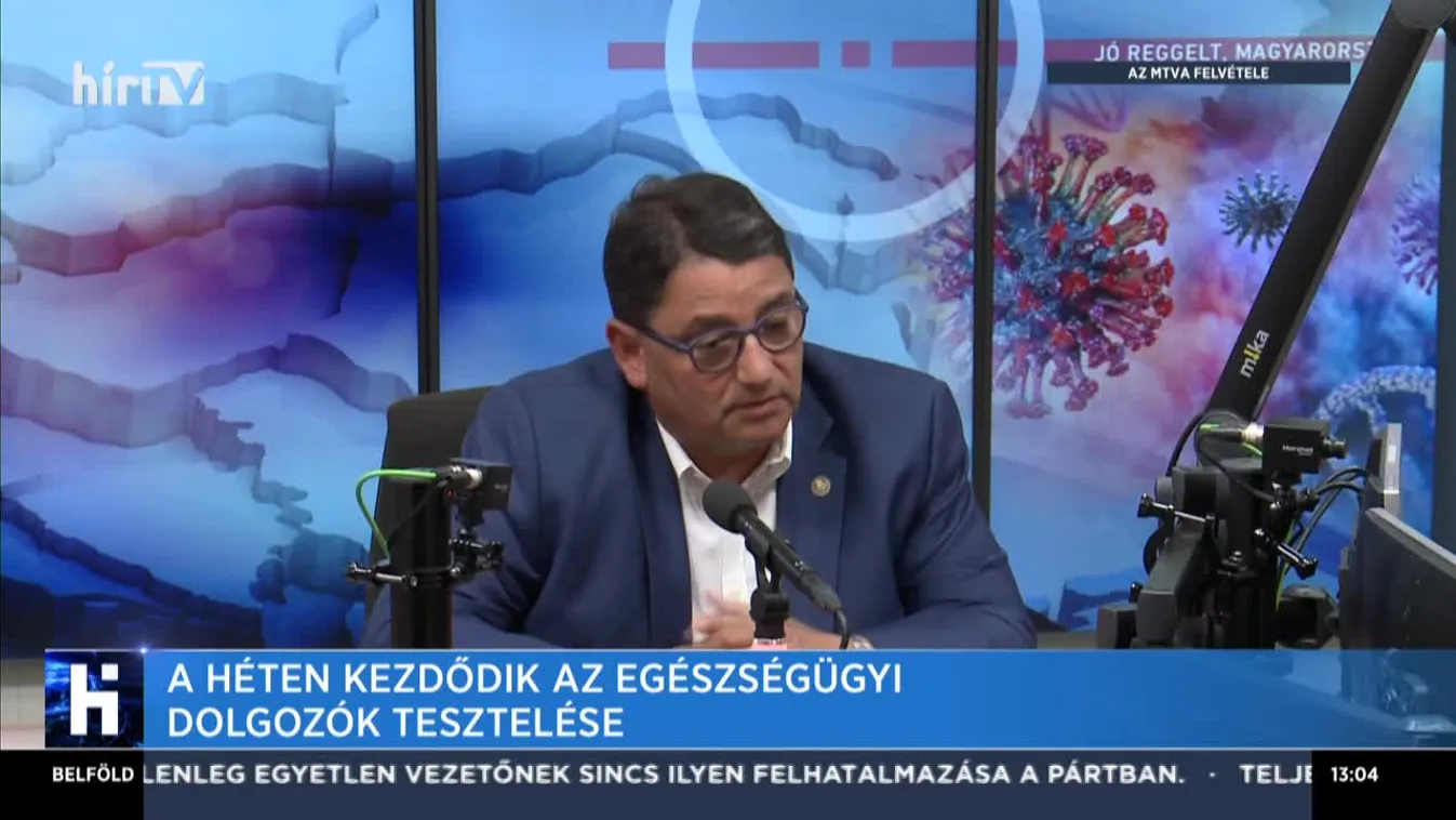 A héten kezdődik az egészségügyi dolgozók tesztelése