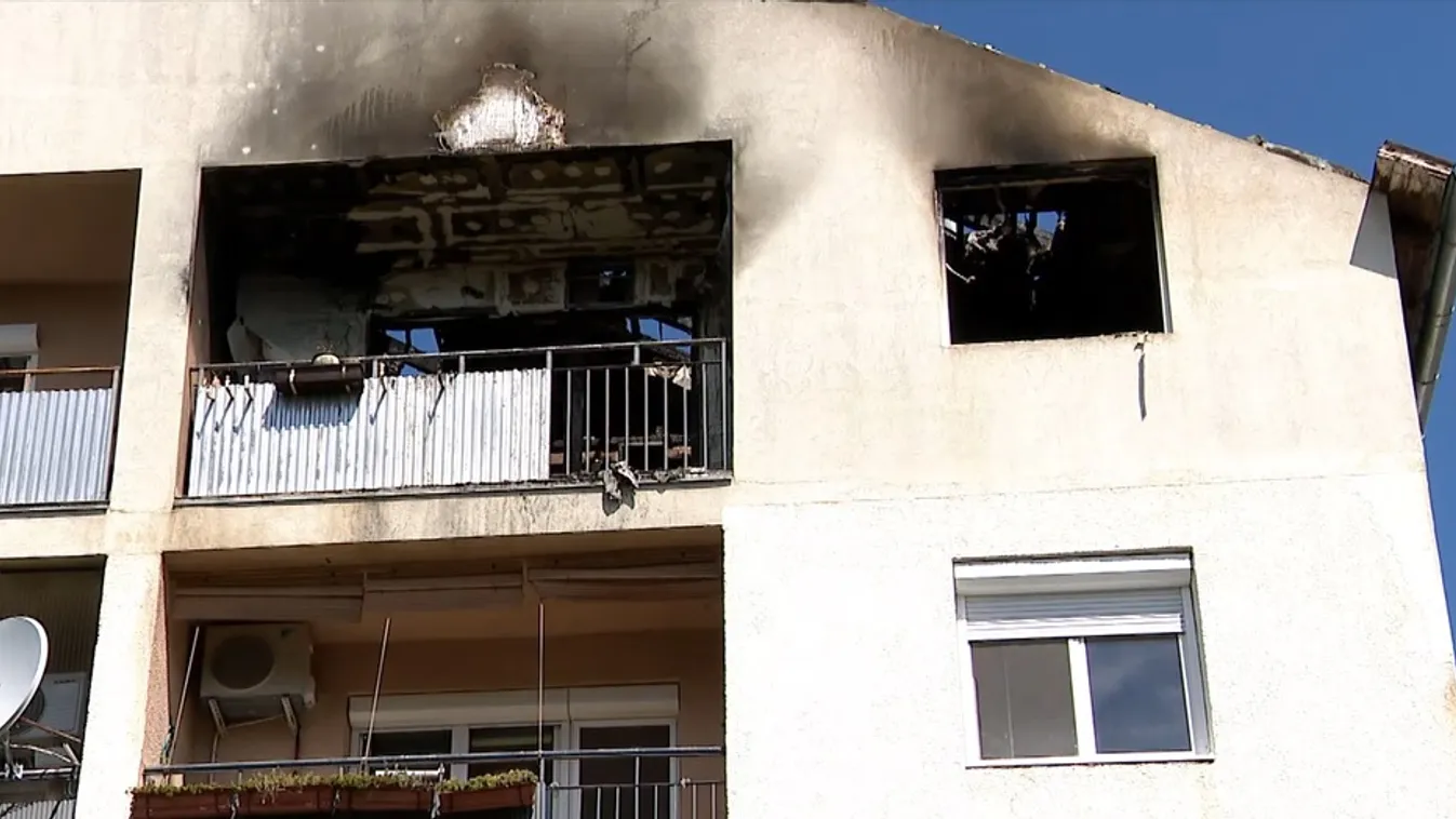 18 éves lány ugrott ki egy negyedik emeleti égő házból Székesfehérváron + videó