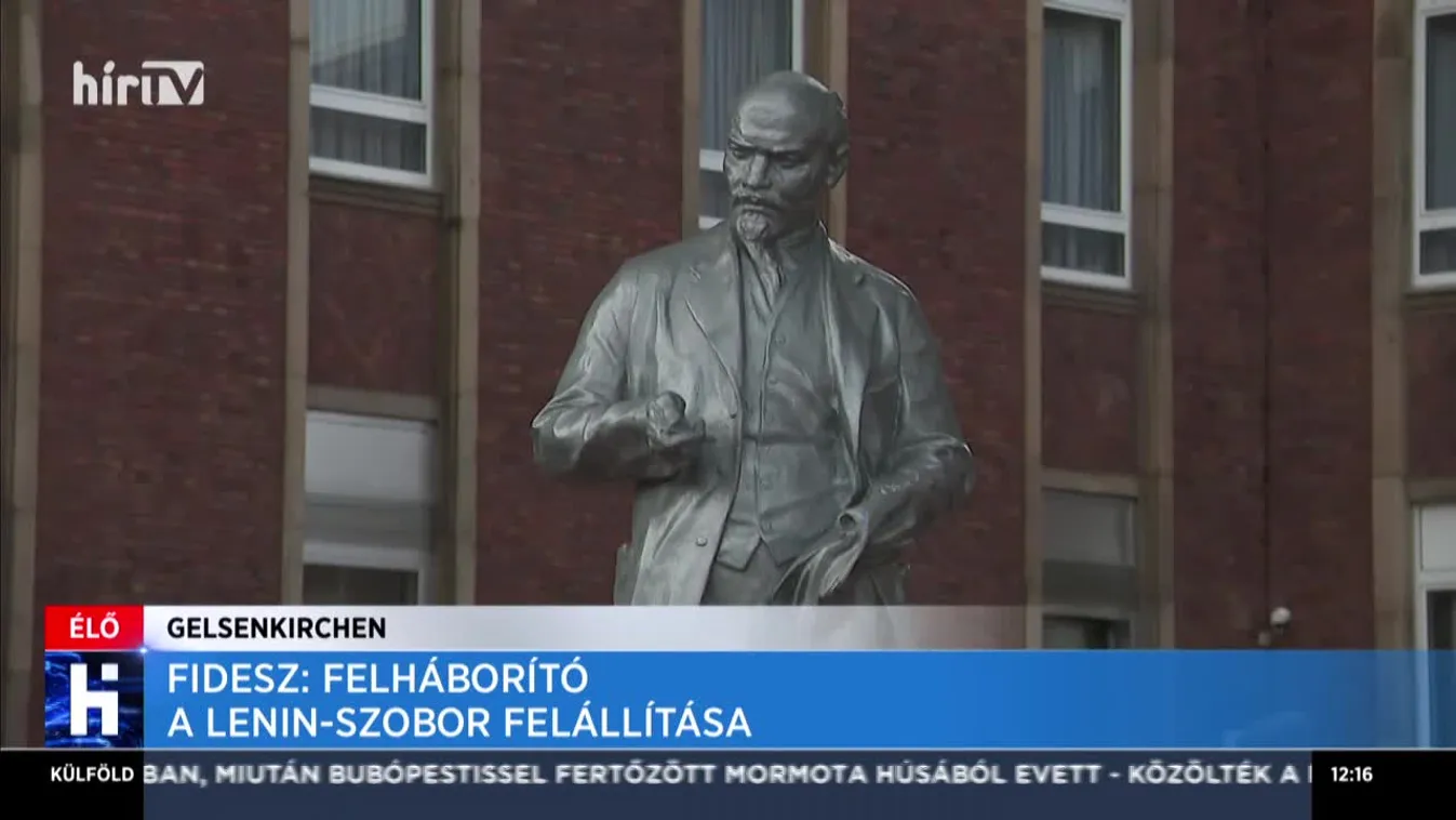 Fidesz: Felháborító a Lenin-szobor felállítása