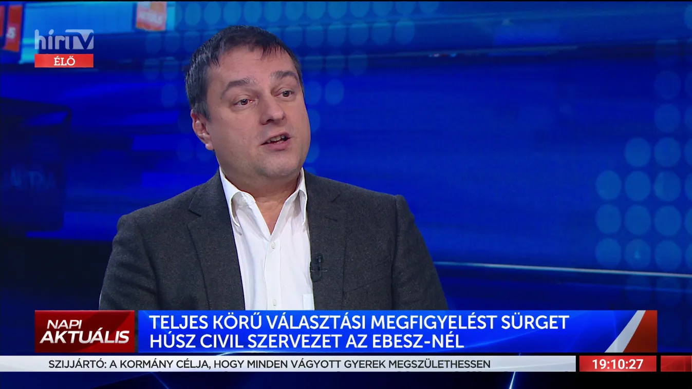 Teljes körű választási megfigyelést sürget a húsz civil szervezet az EBESZ-nél