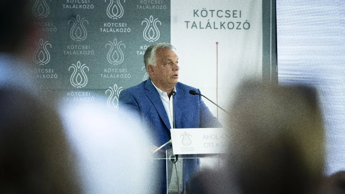 22. alkalommal tartott beszédet Orbán Viktor Kötcsén